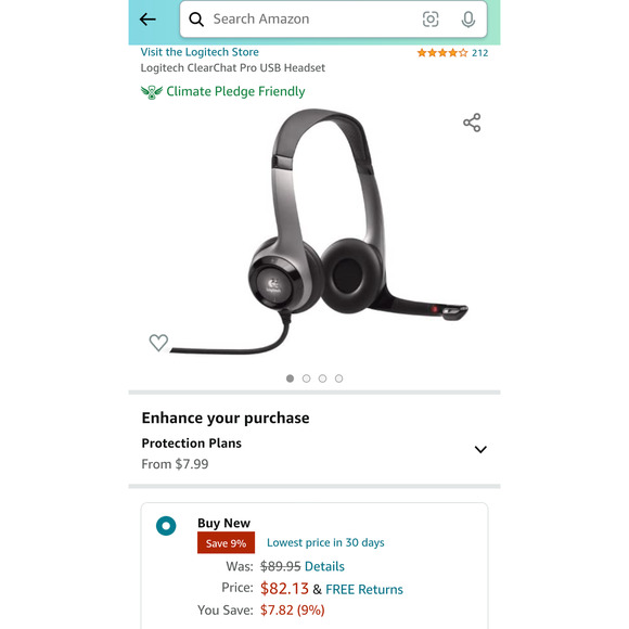 Logitech Clear Chat Pro USB Headset! On Ear! Good Condition. Retail $83! - Picture 4 of 6